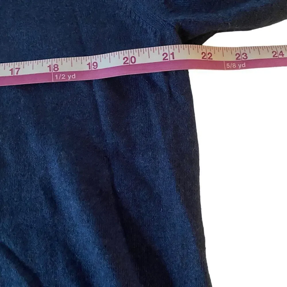 Banana Republic Blue V Neck Long Sleeve Sweater Sz L‎